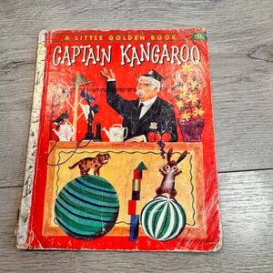 Captain Kangaroo 1956 A Little Golden Book Vintage Childrens‎ Story Book
